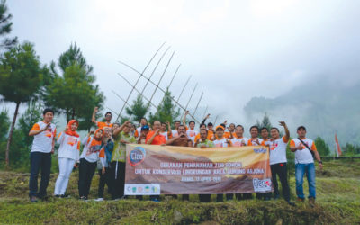 Environmental CSR: Planting 7130 Trees and 40 Biopores on the Slopes of Mount Arjuno, East Java